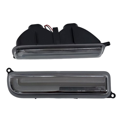2x indicatori di direzione trasparenti anteriori luce di posizione per Jeep Cherokee XJ 1997-2001 - Foto 7 di 9