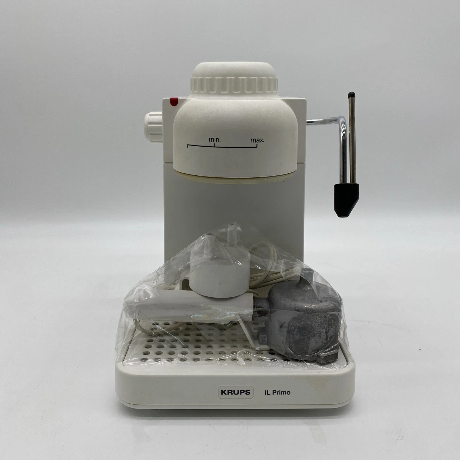 Krups Il Primo Cappuccino Espresso Maker 4 Cup 972A White TESTED