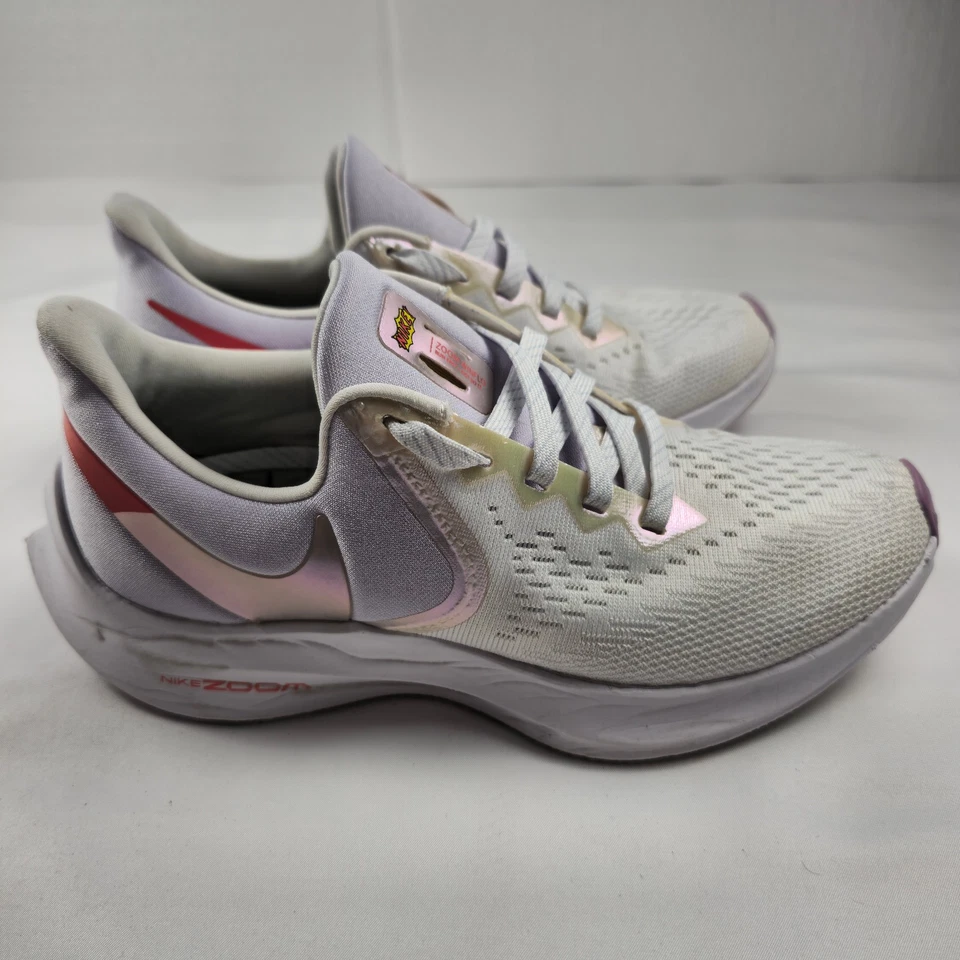 Nike Air Zoom Winflo 6 Blanco Violeta Estrella Para Mujer Talla US 6.5 EU 37.5 CW2638-181 Foto 3 de 4