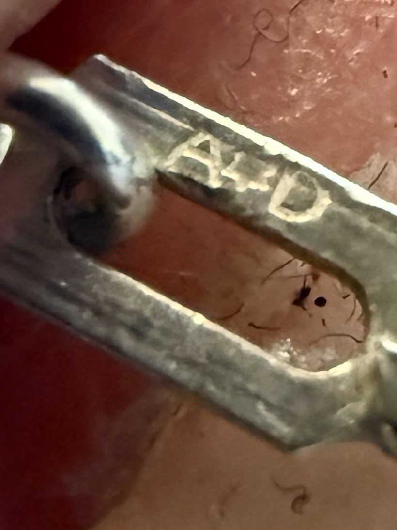 Superb Vintage Modernist Solid Silver Andreas Dau… - image 7