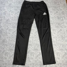 Adidas Black Track Pants Youth Large Fits Small