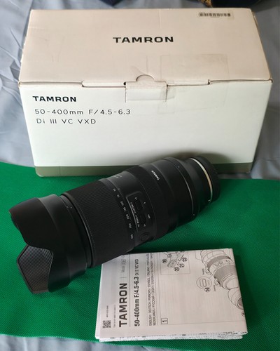 Tamron 50-400mm f/4.5-6.3 Di III VC VXD Lens For Sony E