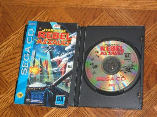 Sega CD Star Wars Rebel Assault with Manual Tested Working