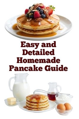 Easy and Detailed Homemade Pancake Guide by Zulfiqar Khan Paperback Book