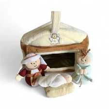 Russ Berrie NATIVITY Set Play Toy Plush Soft Quiet Kids Christmas Take-A-Long