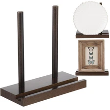 Tabletop Wooden Display Stand Wooden Easel Book Display Holder 7.8 x 3.54 x 7...