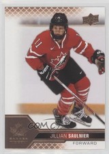 2022 Team Canada Juniors Women's WC Rose Gold Foil Jillian Saulnier #46 2d8