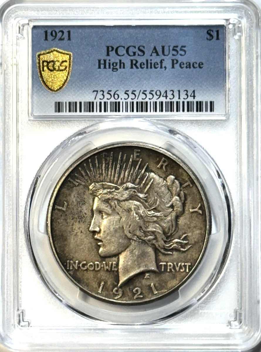 1921 Year Grade AU 55 Peace Dollars (1921-1935) for sale | eBay