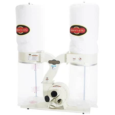 Shop Fox W1687 3-HP 2,800 CFM Woodworking Dust Collector Collection System