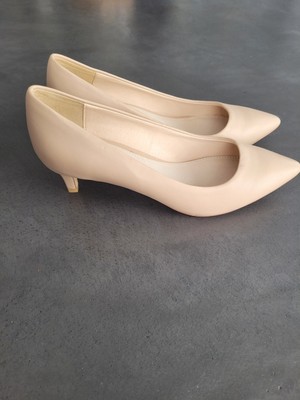 Buffalo Pumps Kitten Heel Nude Rosé 39 Neu