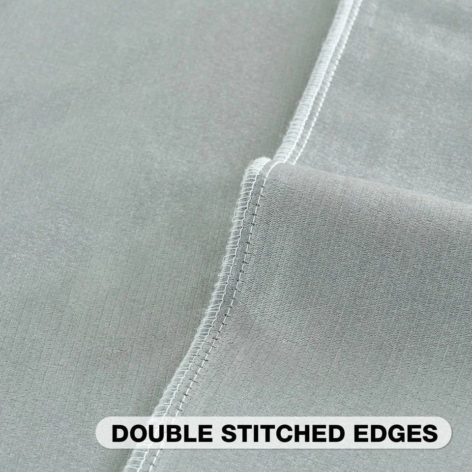 Juego de 2 fundas de almohada decorativas de chenilla gris azul 22x22 pulgadas, cr... Foto 4 de 4