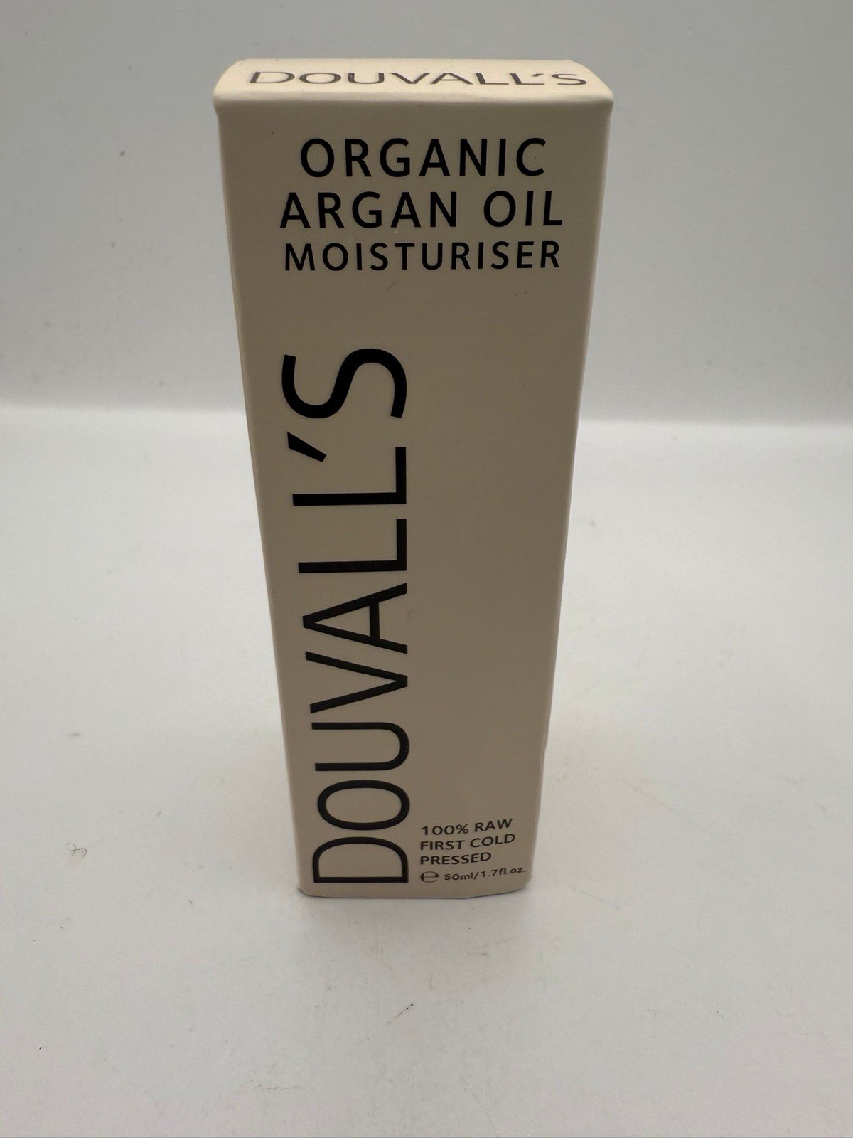 Douvall's Organic Argan Oil Moisturiser 50ml Boxed 100% Raw First Cold Pressed