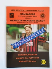 Crusaders v Rangers 1997 Kirk Hunter Testimonial