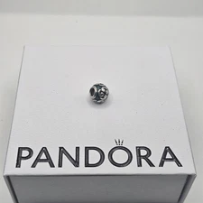 Genuine Pandora Teal Blue Enamel Zen Charm ALE 925 790491EN08