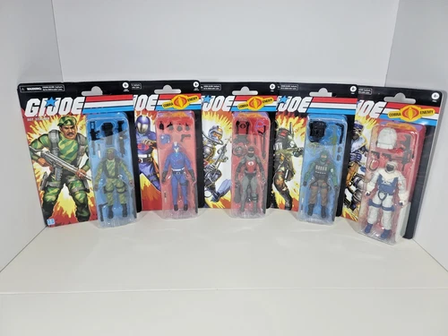 LOT of 5 G.I. Joe Classified Series Retro Cardback Figures 6" - NEW!