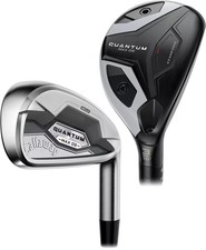 Callaway Quantum Max OS Combo Set 5H 6-PW AW Hybrid Irons Graphite Steel