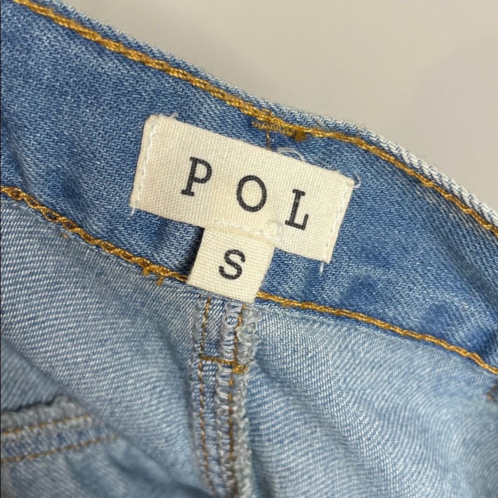 POL Women’s Patchwork Boho Ankle-Length Denim Siz… - image 7