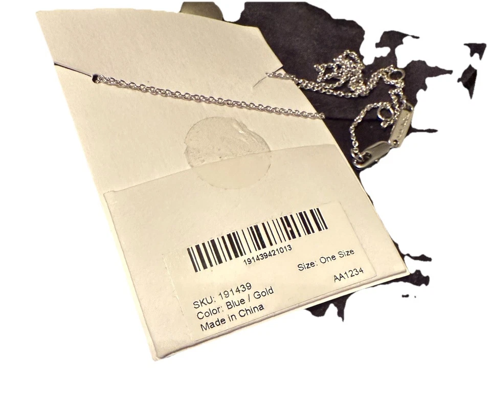 Ana Luisa Sky Blue Topaz Necklace One Size Chain - Image 3 of 3