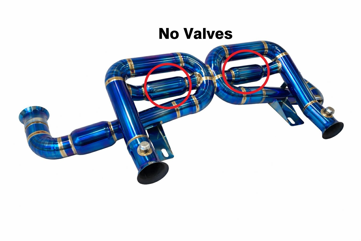 Lamborghini Gallardo 04-08 Full Titanium F1-Style Rear Exhaust w/ or w/o Valves