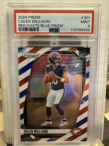 New Listing2024 Panini Prizm - Rookies Caleb Williams #301 Red White & Blue Prizm (RC)