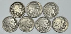 1930 - 1937 Buffalo 5c Nickels Lot of 7