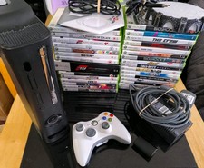 XBOX 360 (120 GB) Console bundle - 30 Games - Controller - Portals - VGC.