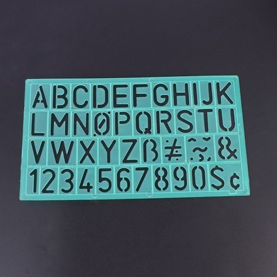 4 Pcs Alphabet Schablonen Kinder Schablonenbuchstaben Nummer Kinderschablonen