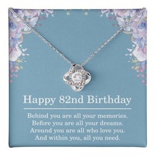 82nd Birthday Gifts for Women Best Friend Gift for Her 82 Year Old Birthday Neck