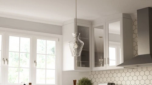 Quoizel QMP6806 Hollis 12"W Pendant - Nickel - Picture 4 of 12