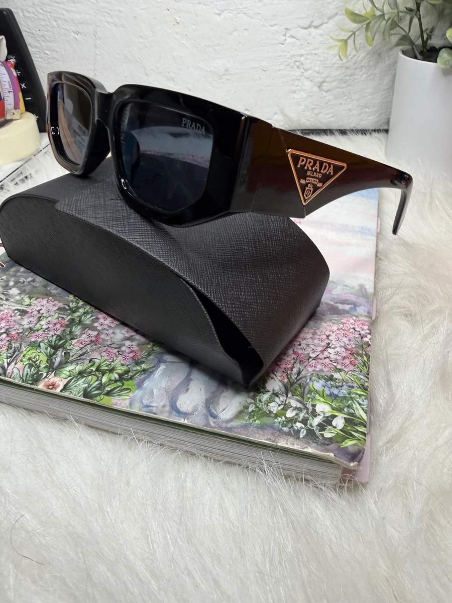 PRADA Gray Square Sunglasses for Women for sale | eBay display picture 1