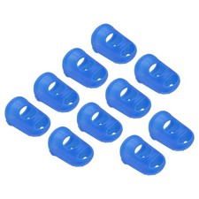 Finger tip protection non-slip fingertips 10 pieces 25mm dark blue