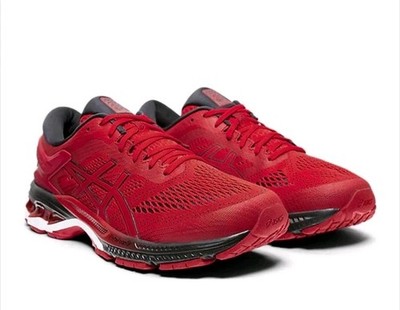  Asics Gel Kayano 26 1011A541-600 Speed Red Men's Running Shoes Size 11.5 US