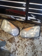 SUBARU IMPREZA WRX STI HEADLIGHTS (PAIR) OEM BLOBEYE 03-06 GENUINE TYPE UK 