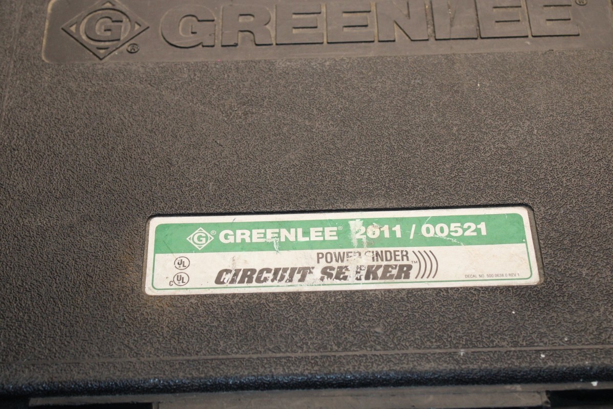 Greenlee 2011/00521 Power Finder Circuit Seeker Triple Mode 