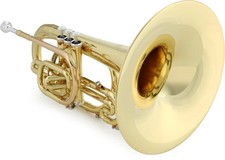 Yamaha YMP-204M Marching Mellophone - Clear Lacquer