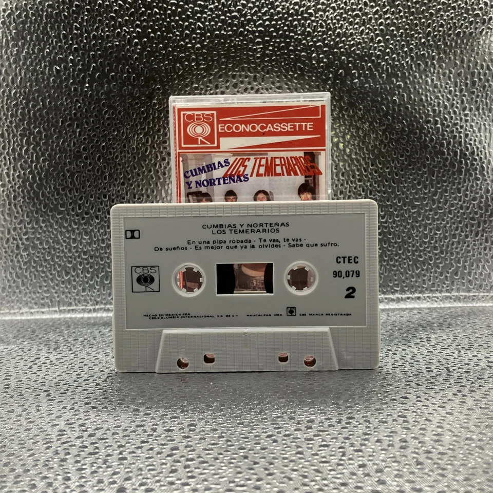 Los Temerarios Cumbias Y Norteñas Cassette Ultra Rare - Image 4 of 4