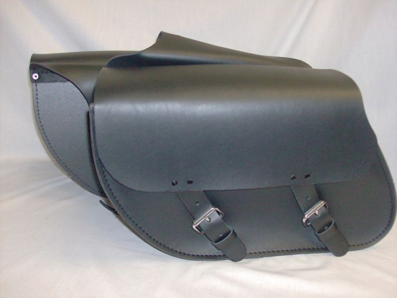 2010-2019 HONDA BLACK SYNTHETIC LEATHER SADDLEBAGS 08L56-MFE-100A