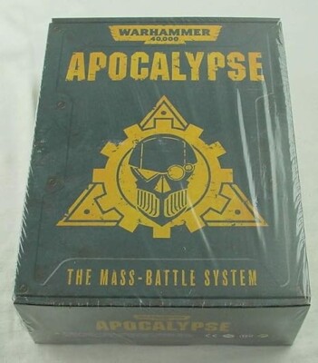 Games Workshop Warhammer 40k Apocalypse The Mass Battle System Board Game New