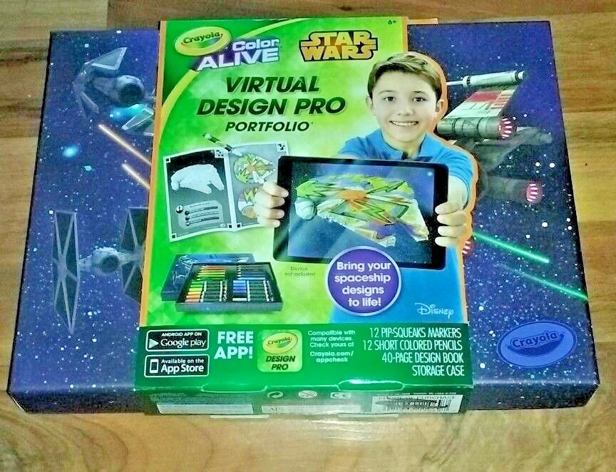 Crayola Virtual Design Pro Portfolio Star Wars Coloring Book