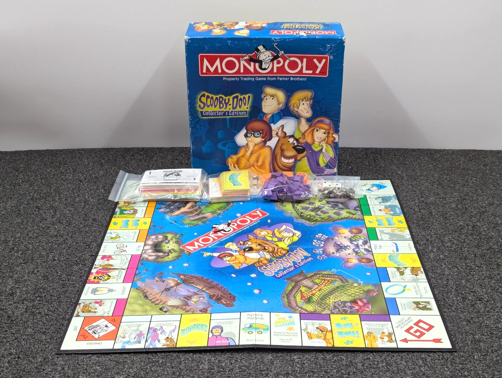 Scooby-Doo Monopoly Collector's Edition 2002 Complete Board Game