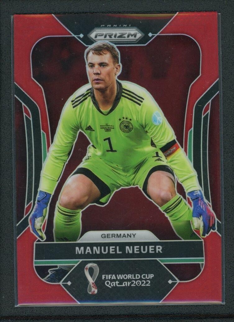 2022 MANUEL NEUER 309/399 PANINI PRIZM FIFA WORLD CUP QATAR 2022 MANUEL NEUER 309/399 PANINI PRIZM FIFA WORLD CUP QATAR