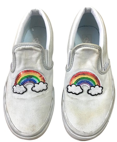 rainbow vans junior