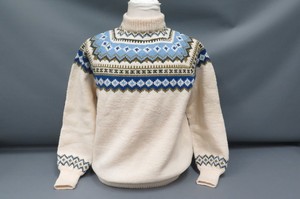 Norse-Knit-100-Wool-Made-in-Norway-Women-039-s-Sweater-Size-L