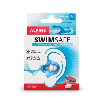 NEW Alpine SwimSafe Premium Swimming Earplugs