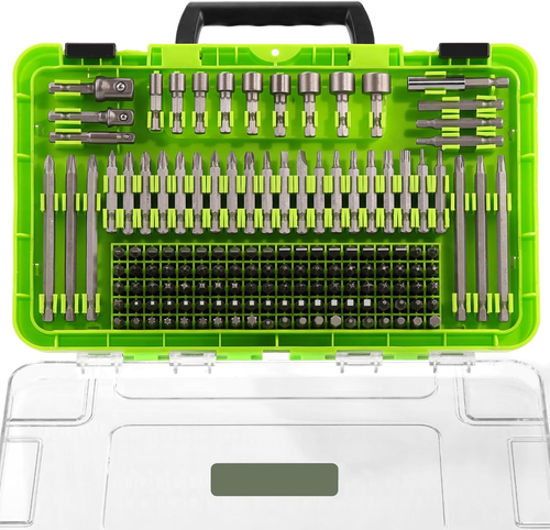 Screwdriver Bit Set 142 Pieces, Chrome Vanadium Steel Driver Bits, Includes Nut - 第 12/12 張圖片