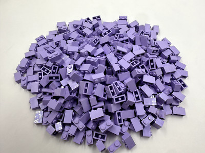 LEGO Pack of 100x New Lavender Brick 1 x 2  BULK BRICKS