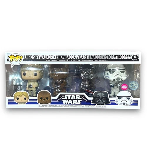 Funko Pop Star Wars 4 Pack Flocked Special Edition Funko Pop! Star Wars Special
