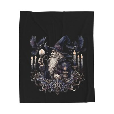 Mystical Wizard 2 b.14 Velveteen Plush Blanket