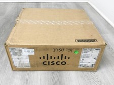 Cisco Catalyst 3750X PoE 24 Port Gigabit Ethernet Switch WS-C3750X-24P-S New
