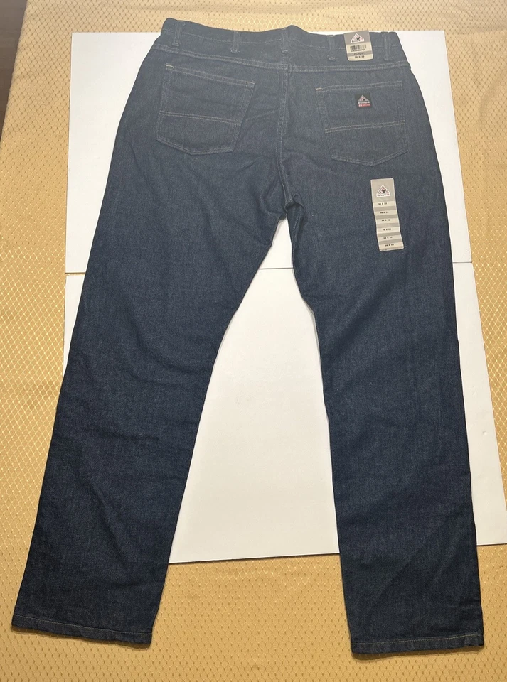 NWT Men’s Bulwark 38x32 Flame Resistant Work Denim Jeans  - Imagem 2 de 4
